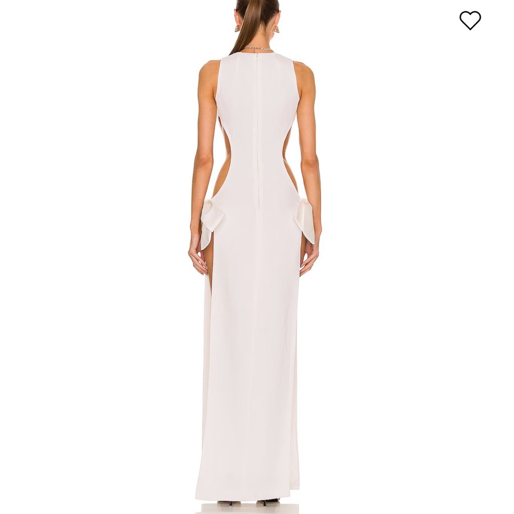 Monot Elegant White Backless Dress w/ TAGS - Picture 4 of 10